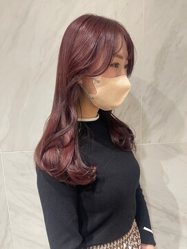 ヘアサロン ガリカ 表参道(hair salon Gallica) 大人ゆるふわラベンダーココアブリーチなしダブルカラー