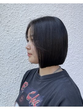 ソアバイリコヘアー(soar by LiCO Hair) ぱっつんと。切りっぱなしボブ