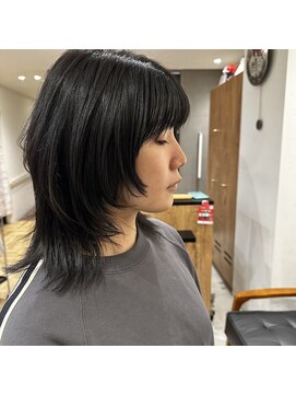 アルマヘアー(Alma hair by murasaki) ◎ミディアムウルフスタイル◎