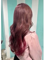 マティーナ ヘアー 池袋(Matina hair)&nbsp;【ピンクブラウン×インナーピンク】20代30代40代50代