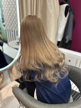 リエコー(RE'ECHO) ダブルカラー/ハニーベージュ