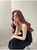 『福岡美容室/ayana』韓国ヘア/学割/当日予約/チェリーレッド