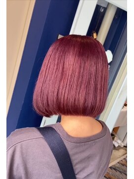 プレイフル(PLAYFUL) ブリーチオンカラーでピンクバイオレット