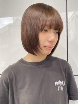 顎下1cmボブ【西尾瑠華】