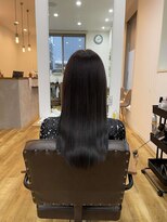 リンク(Link Hair&Spa) 【Linkはんぞー】極艶ストレート/アッシュブラウン