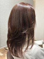 クララ カシハラ(CLALA Kashihara) 大人女性のレイヤーカット/艶髪/ショコラブラウン