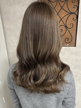 ルノン(LUNON) ミルクティーグレージュ/ケアブリーチ/ハイトーン/韓国