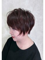 ヘアデザイン ファブロ(hair design FABRO.)&nbsp;(FABRO東］ショートスタイル×ピンクヴァイオレット