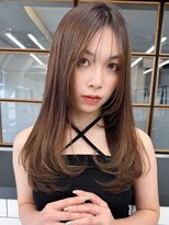 ソア 渋谷(soar)&nbsp;大人レイヤー ワンカール 艶髪 シースルーバング 20代30代40代