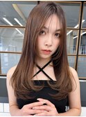 大人レイヤー ワンカール 艶髪 シースルーバング 20代30代40代