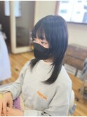 ロングウルフカット