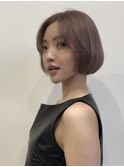 2025◎長めバングのコンパクトボブ◎