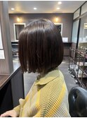 切りっぱなしボブ