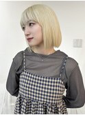 ホワイトブロンド/ブリーチ/ダブルカラー【梅田】