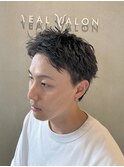 【爽やか男子必見！】アップバングパーマ/10代20代30代