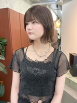 ノエ(noe) ミディアムヘア/デザインカラー/フェイスフレーミング/栄h163