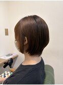 ショートボブ縮毛矯正