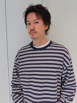 オルカ(ORCA) メンズヘア/メンズカット/センターパート/新宿【深江】