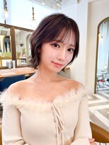 ロンドアベニール 北千住(Lond avenir)&nbsp;オリーブグレー/レイヤーカット/黒髪/マロンベージュ/北千住