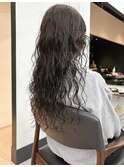 コテ巻きパーマ