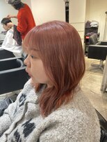 ウィリートーキョー 渋谷(WELLY TOKYO)&nbsp;【ワンブリーチ】ピンクベージュ2026年20代30代ダブルカラー