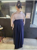 【札幌円山】袴/着付け/卒業式/ヘアセット