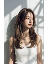 リティアンドビューティースタジオモッズシブヤ(LITTY&beauty studio M.O.D shibuya)&nbsp;グレージュ/ハッシュカット/レイヤーカット/髪質改善