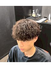 ☆波巻きパーマ☆波打つ動きで、雰囲気が一気に変わる☆メンズパーマ/波巻きパーマ/パーマ専門サロン