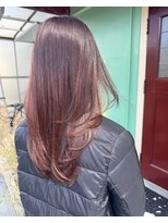 キングスベリー(Hair Relaxation King's Berry)&nbsp;ピンクベージュ3.18揺れるレイヤースタイル