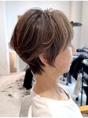 大人女性の丸みショート【若江岩田駅】