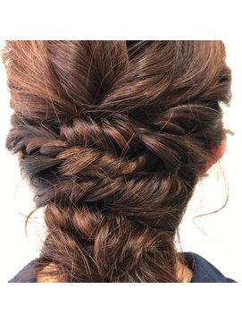 町上津役の美容室 ヘアセット