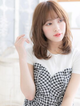 カバーヘア 上尾西口店(COVER HAIR) 外国人風ゆらぎラフ感＊こなれふわミディb上尾10代20代30代40代