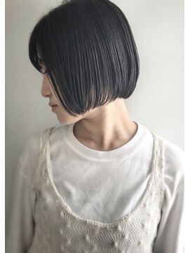 エル セルカ 高田馬場(el CERCA) ダークアッシュカラー×ミニボブ【el CERCA高田馬場】