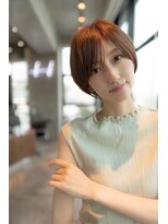 ハバナ 天神(HAVANA)&nbsp;大人かわいい小顔ショートボブ/くすみベージュ/20代30代