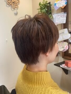 ミューク(mjuk) ハイライトショートヘア