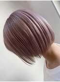 【ブリーチカラー】スモークピンク