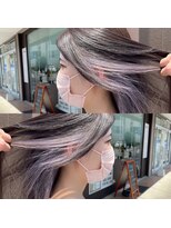 リン(Lin.)&nbsp;イヤリングカラーホワイトパープル(HIKARU★)