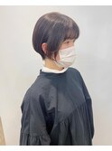 【松戸　石山】丸みショートボブ　透明感カラー