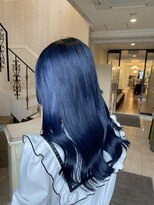 ヘアスタジオ アルス 御池店(hair Studio A.R.S)&nbsp;ネイビーブルーカラー