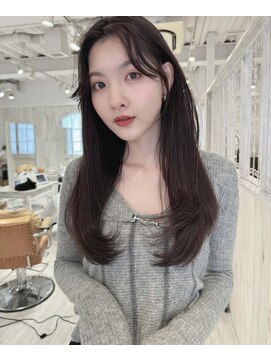 リコバイアフロート(riko by afloat) レイヤーカット/ラベンダーブラウン/レイヤーロング