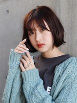 セシルヘアー 北24条店 札幌(Cecil hair) ふわふわミニボブ/シースルーバング/小顔カット/モテ髪/ボブ