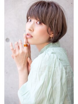 アッシュ 池袋店(Ash) 20代30代40代『大人可愛いくびれショート☆』 #池袋駅