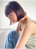 【December】就活カラー×ブリーチなし透明感グレージュカラー◎