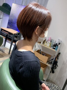 ヘアースパリゾート リアン 燕三条店(Lien) くびれショート_ラベンダーブラウン_