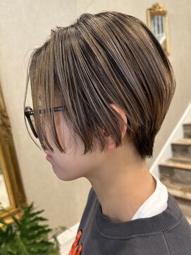 リノ カルバリ(Lino Calbari) アンブレラハイライト ハンサムショート