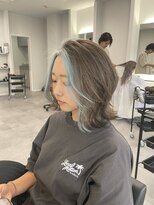 ナンバー 竪町(number+)&nbsp;20代30代40代エギョモリくびれ韓流バングーカラー小顔