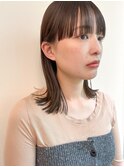 外ハネワイドバング