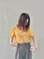 ケンジ 横須賀中央(KENJE) 【石原】ボブとオレンジブラウン