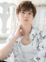 モッズ ヘア 福岡姪浜店(mod's hair) mod's姪浜/斜めバング無造作くせ毛風束感メンズショートh