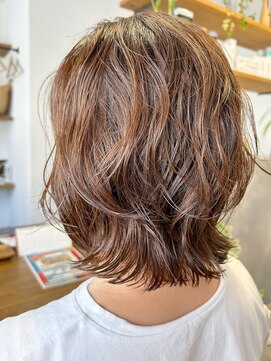 スナオ(sunao) しっかりニュアンスパーマ×ミディアムボブ